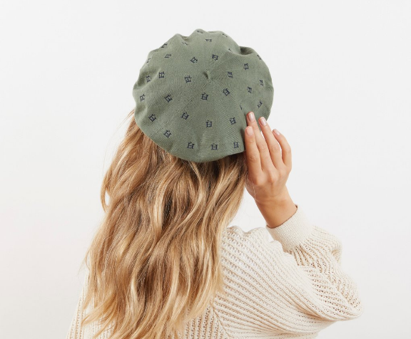 Cotton berets and caps